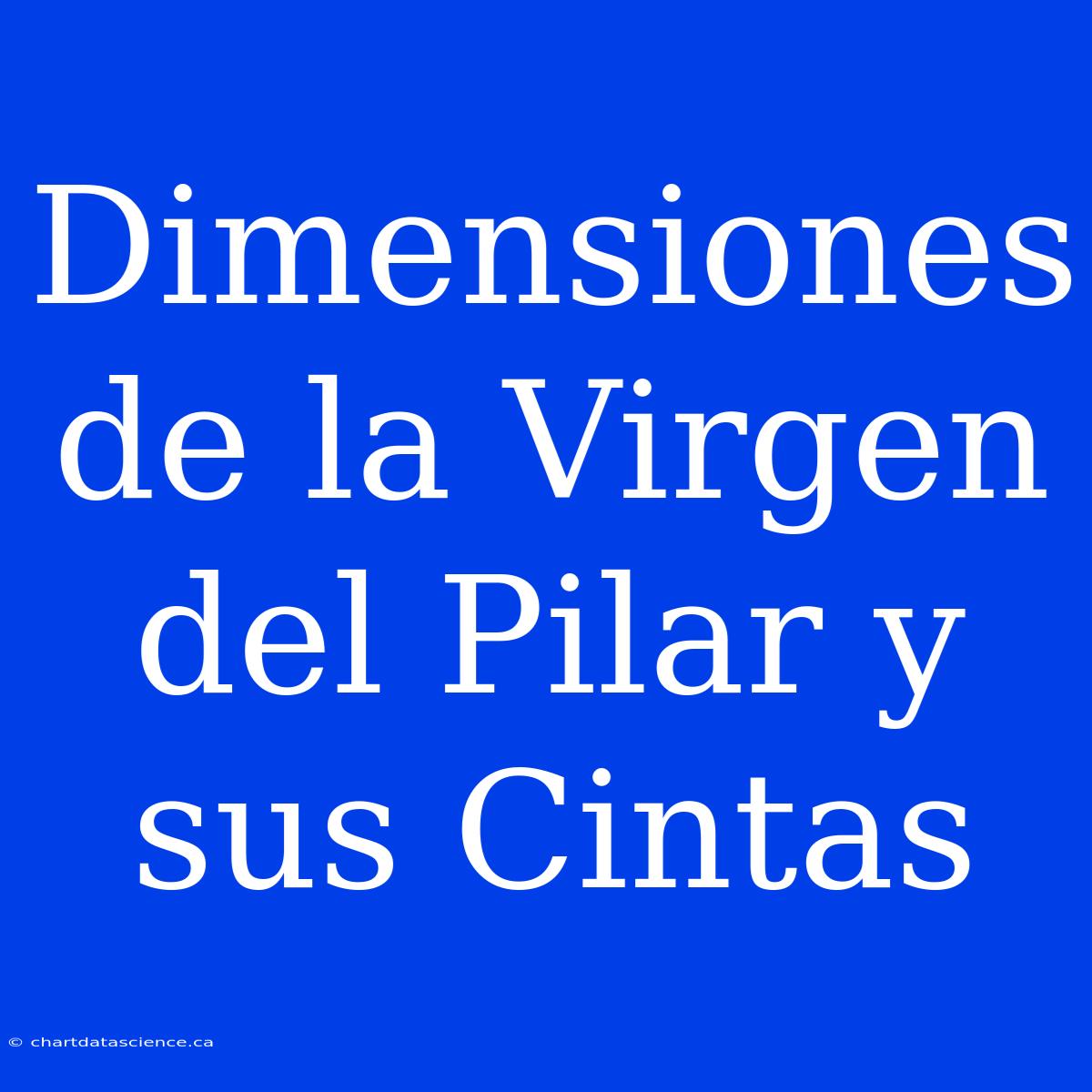 Dimensiones De La Virgen Del Pilar Y Sus Cintas