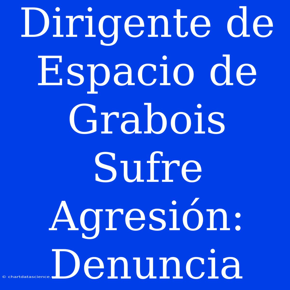 Dirigente De Espacio De Grabois Sufre Agresión: Denuncia