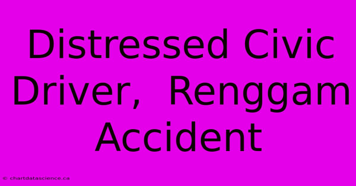 Distressed Civic Driver,  Renggam Accident