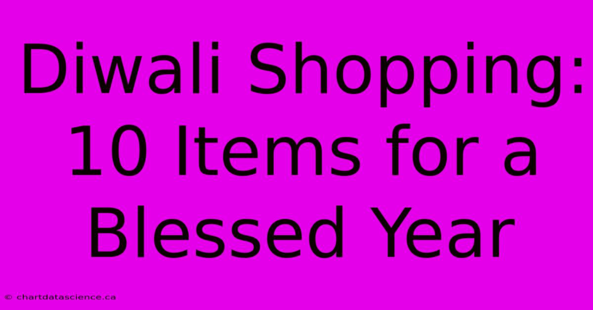 Diwali Shopping: 10 Items For A Blessed Year