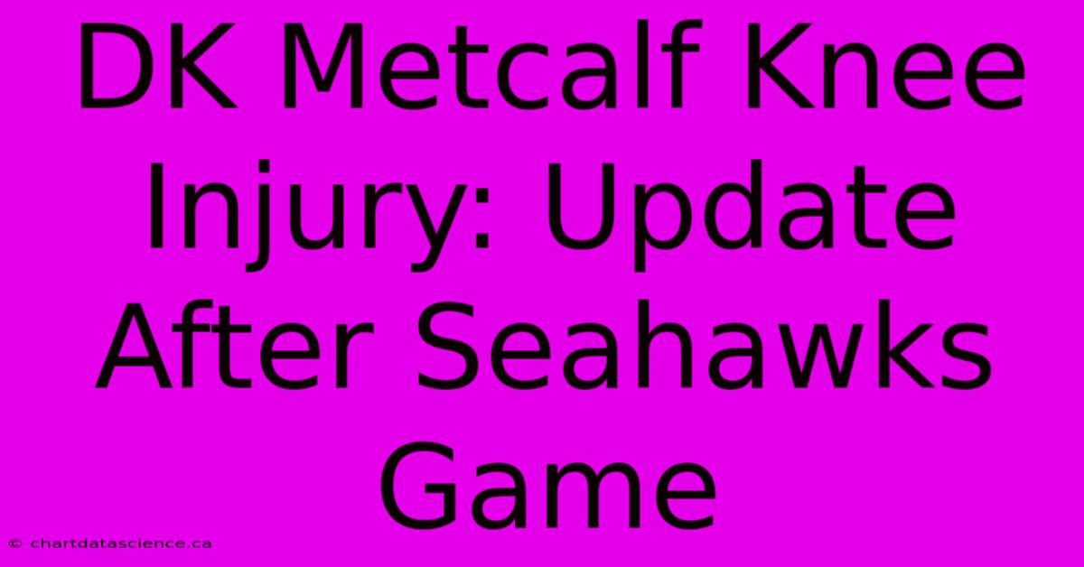 DK Metcalf Knee Injury: Update After Seahawks Game