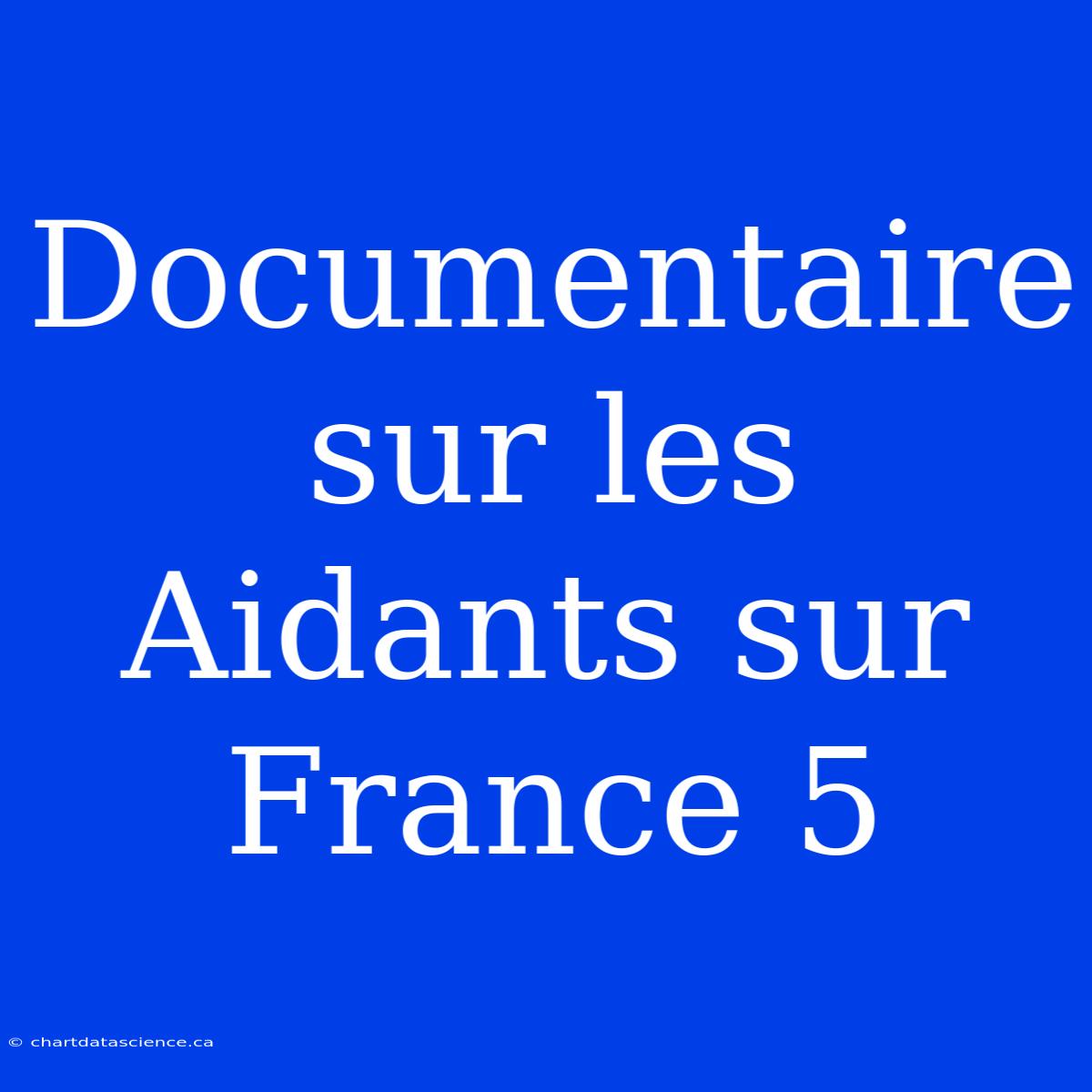 Documentaire Sur Les Aidants Sur France 5