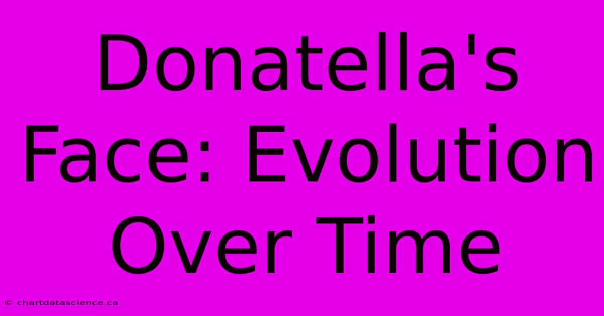 Donatella's Face: Evolution Over Time