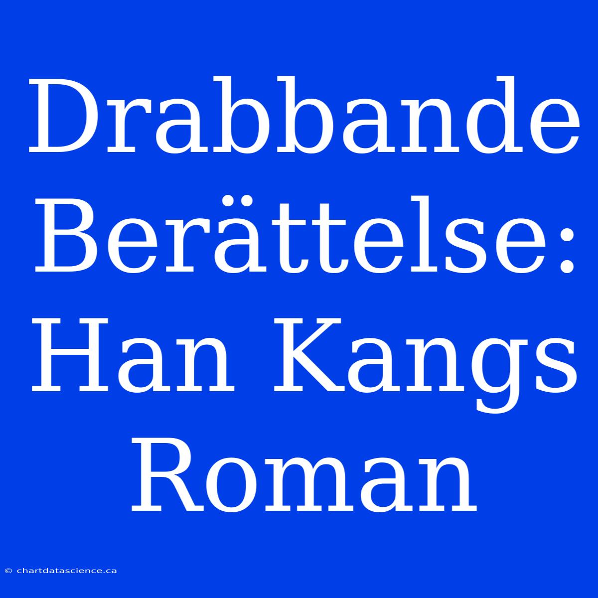 Drabbande Berättelse: Han Kangs Roman