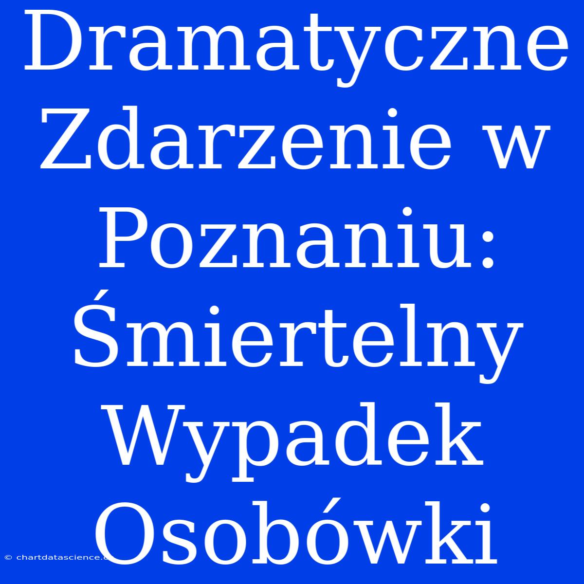 Dramatyczne Zdarzenie W Poznaniu: Śmiertelny Wypadek Osobówki