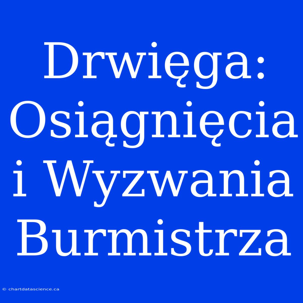 Drwięga: Osiągnięcia I Wyzwania Burmistrza