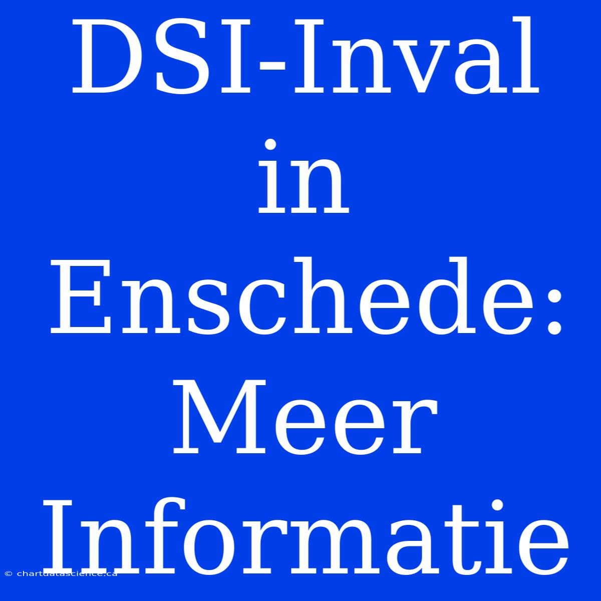 DSI-Inval In Enschede: Meer Informatie