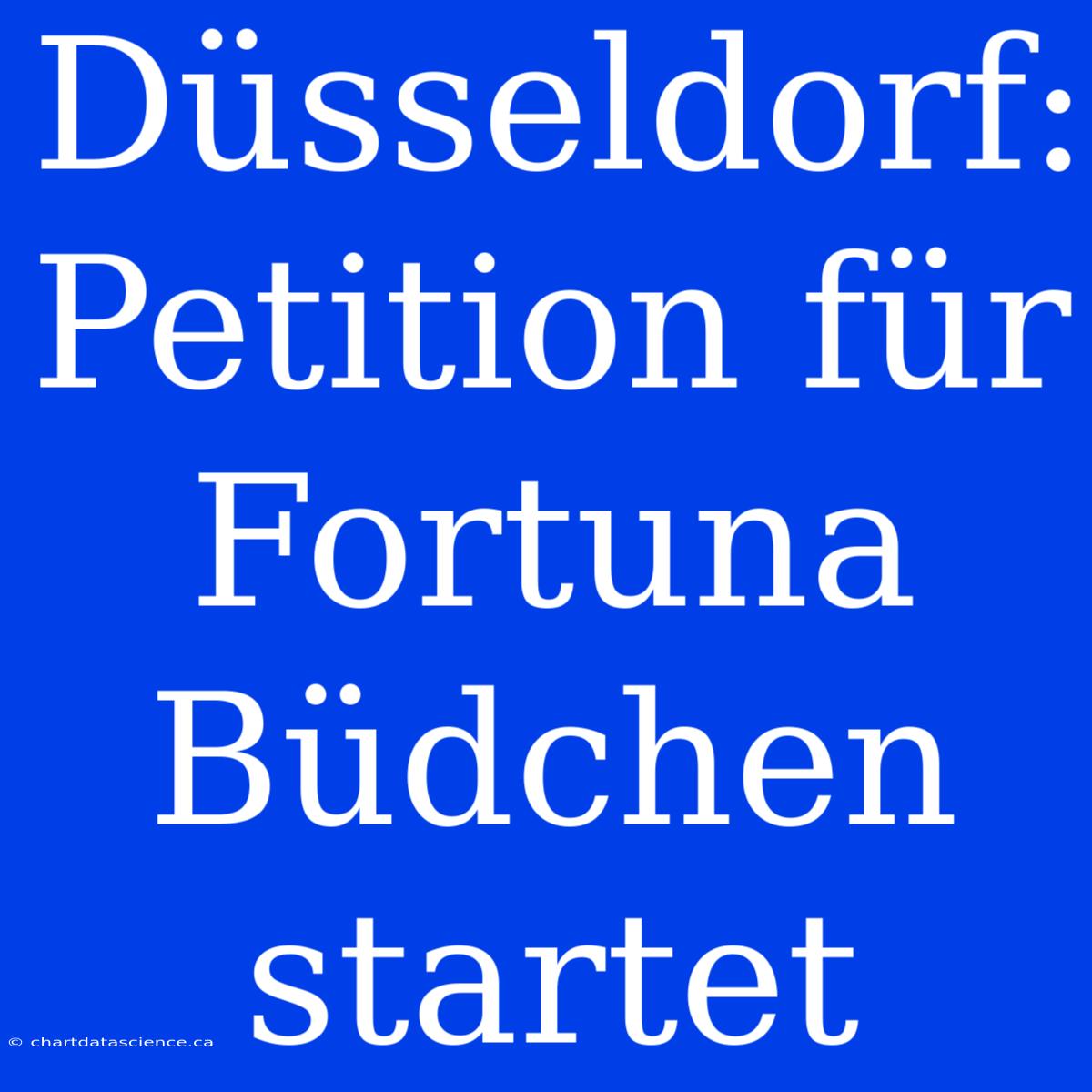 Düsseldorf: Petition Für Fortuna Büdchen Startet