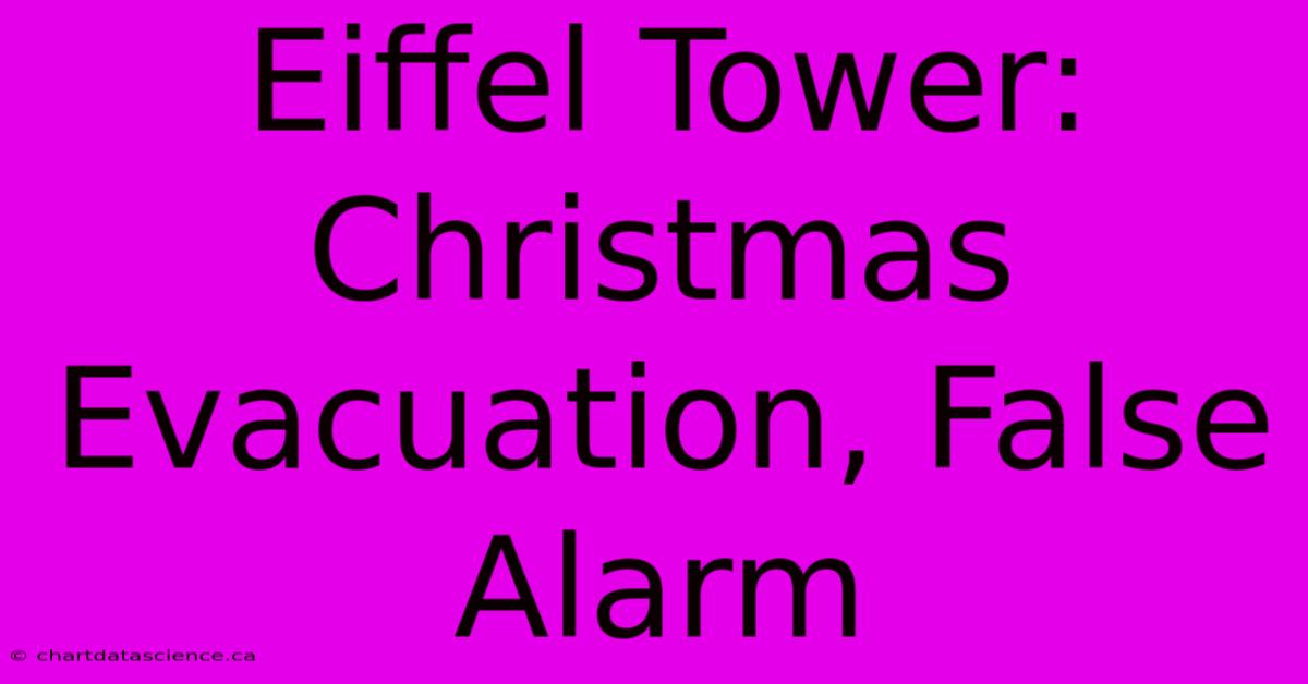 Eiffel Tower: Christmas Evacuation, False Alarm