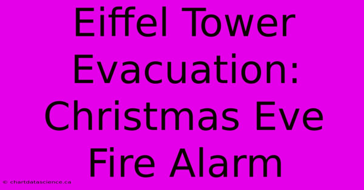 Eiffel Tower Evacuation: Christmas Eve Fire Alarm