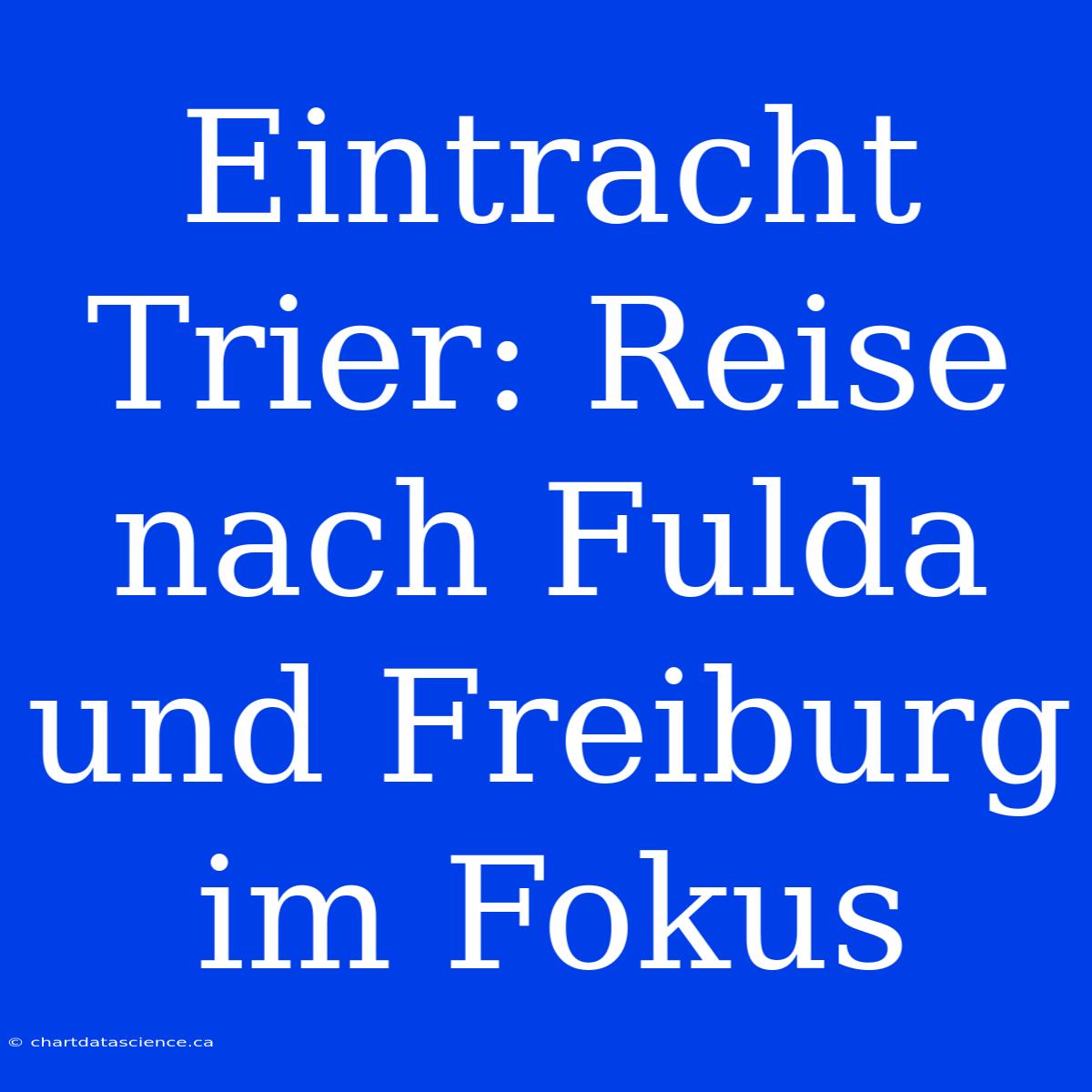 Eintracht Trier: Reise Nach Fulda Und Freiburg Im Fokus