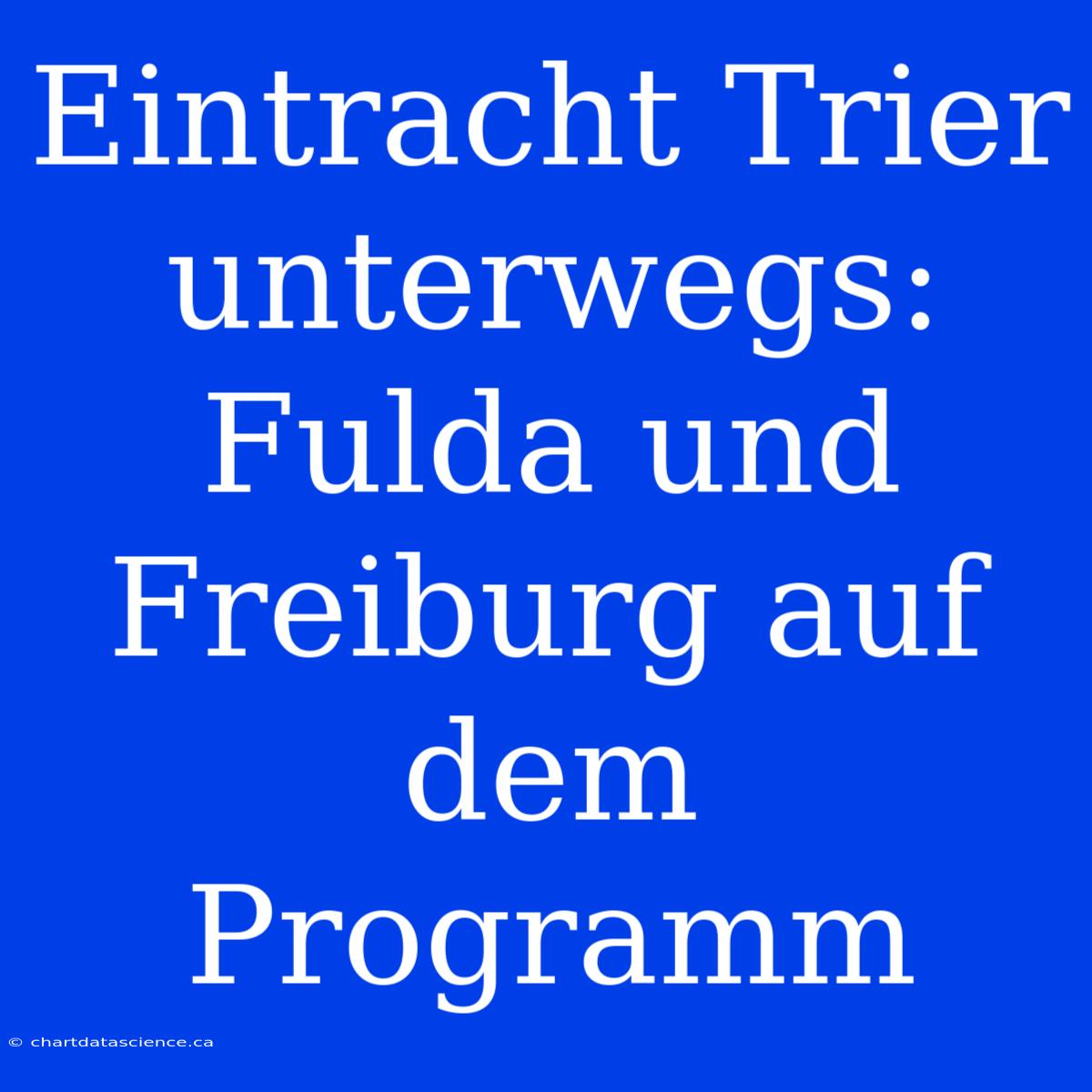 Eintracht Trier Unterwegs: Fulda Und Freiburg Auf Dem Programm