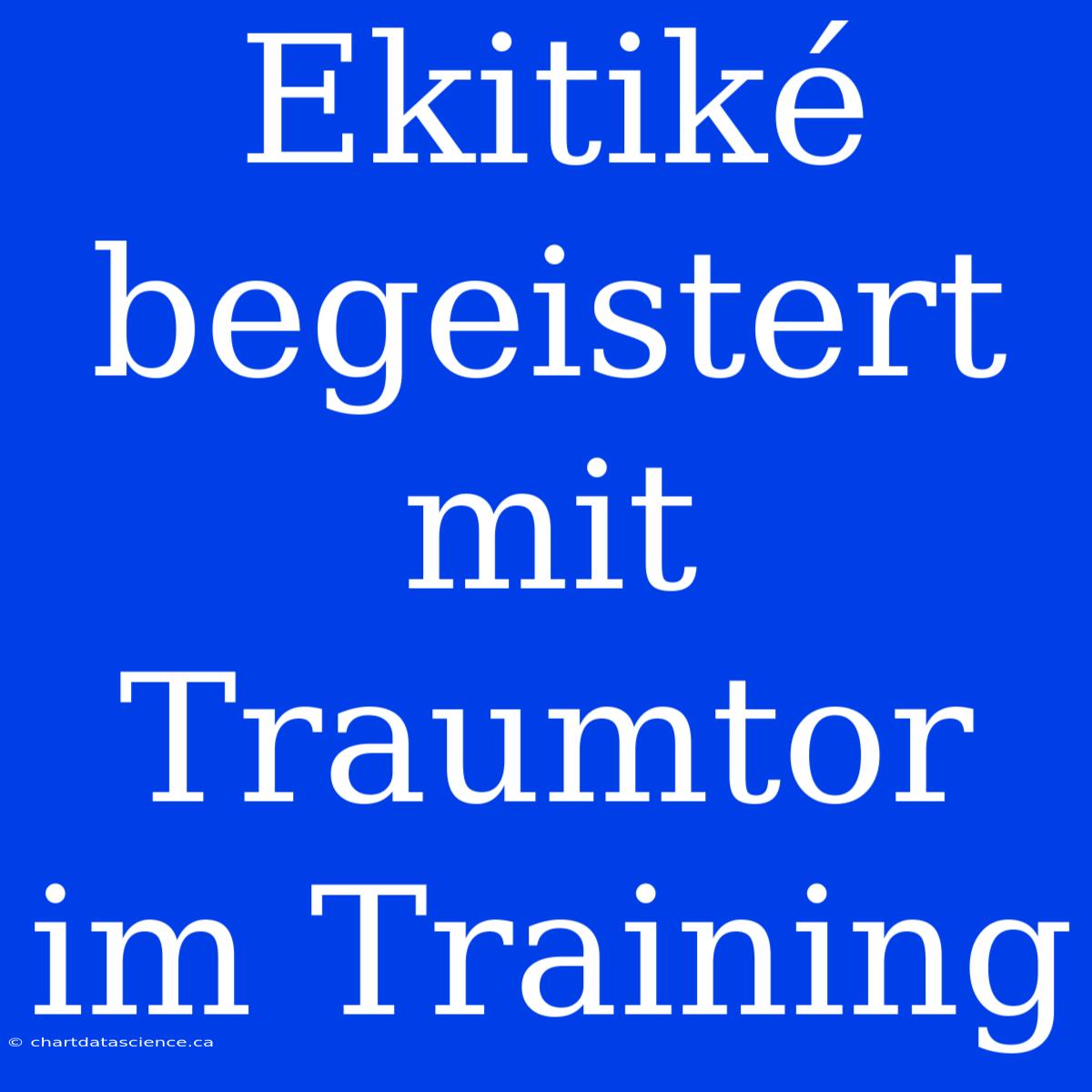 Ekitiké Begeistert Mit Traumtor Im Training