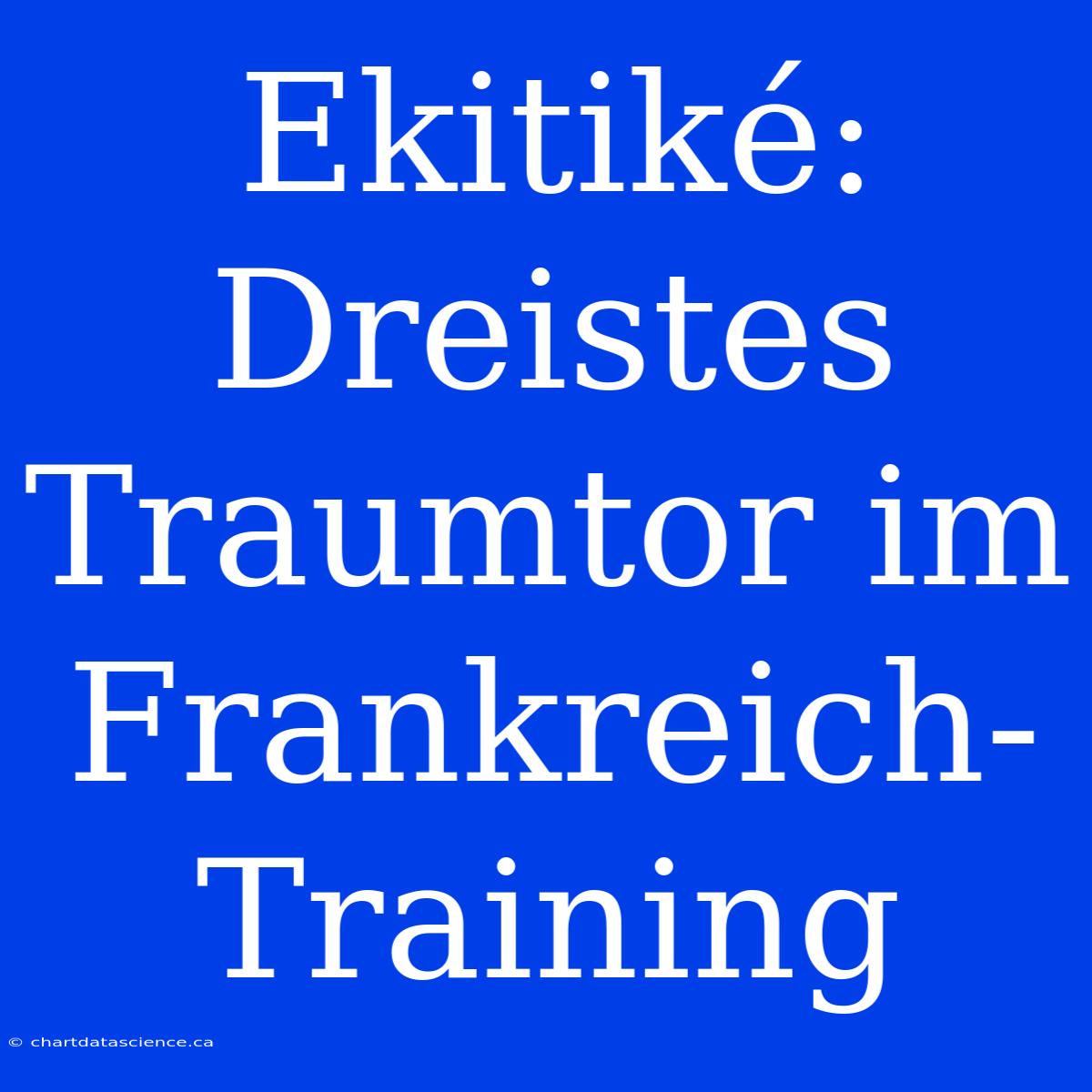 Ekitiké: Dreistes Traumtor Im Frankreich-Training