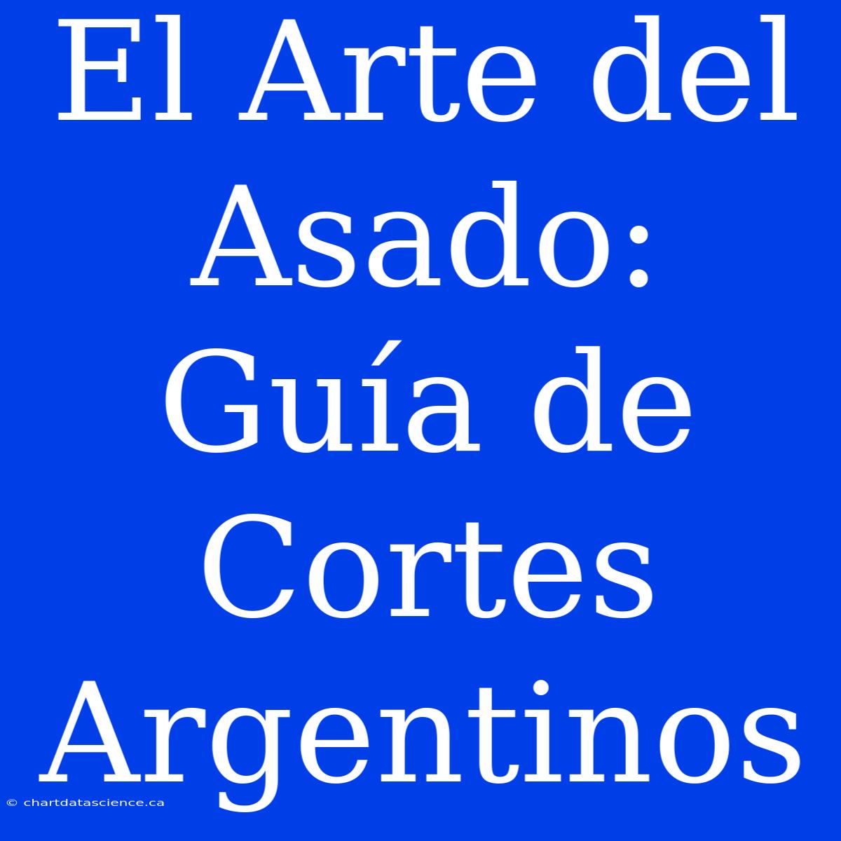 El Arte Del Asado: Guía De Cortes Argentinos