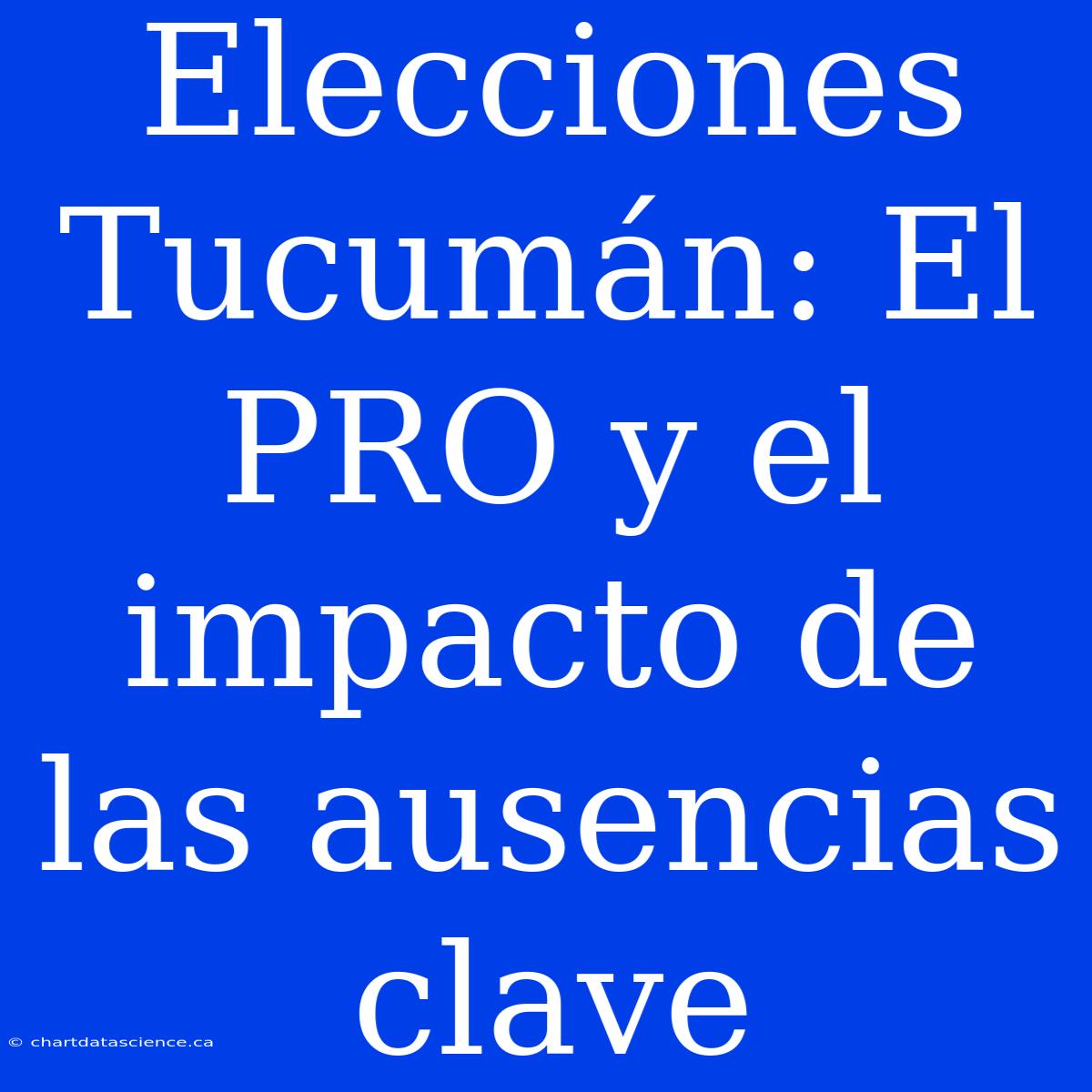 Elecciones Tucumán: El PRO Y El Impacto De Las Ausencias Clave