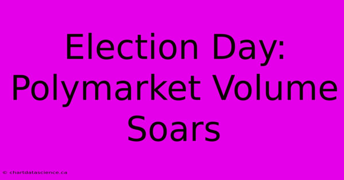 Election Day: Polymarket Volume Soars