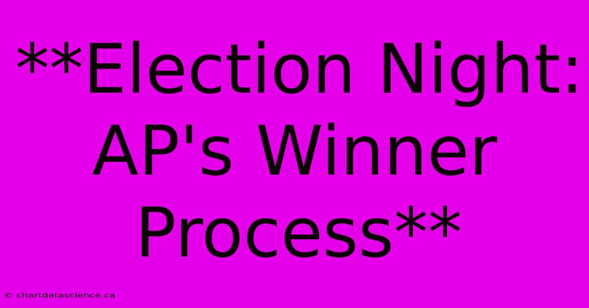 **Election Night: AP's Winner Process**