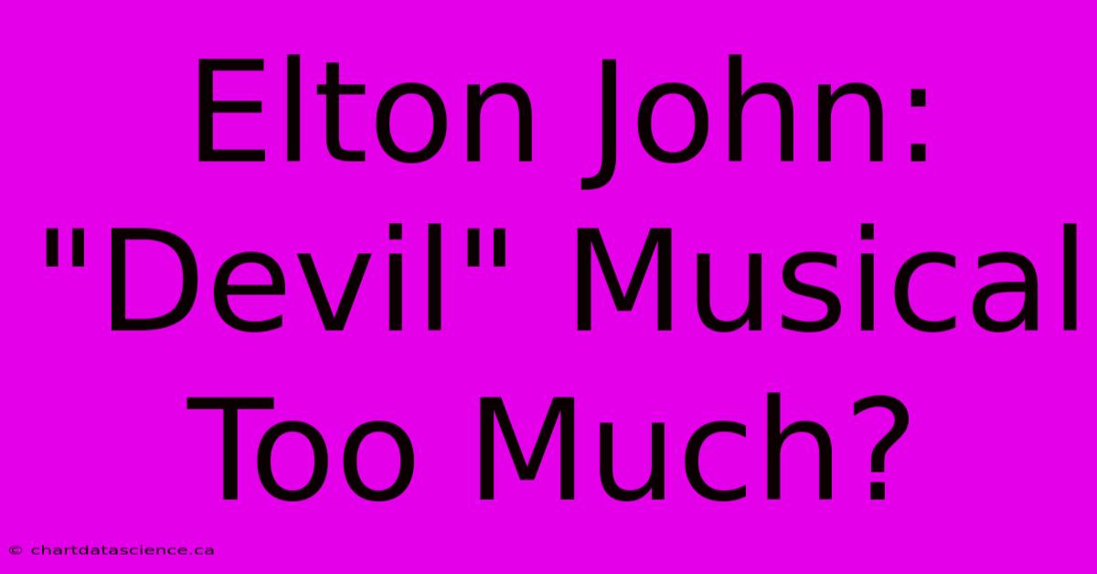 Elton John: 