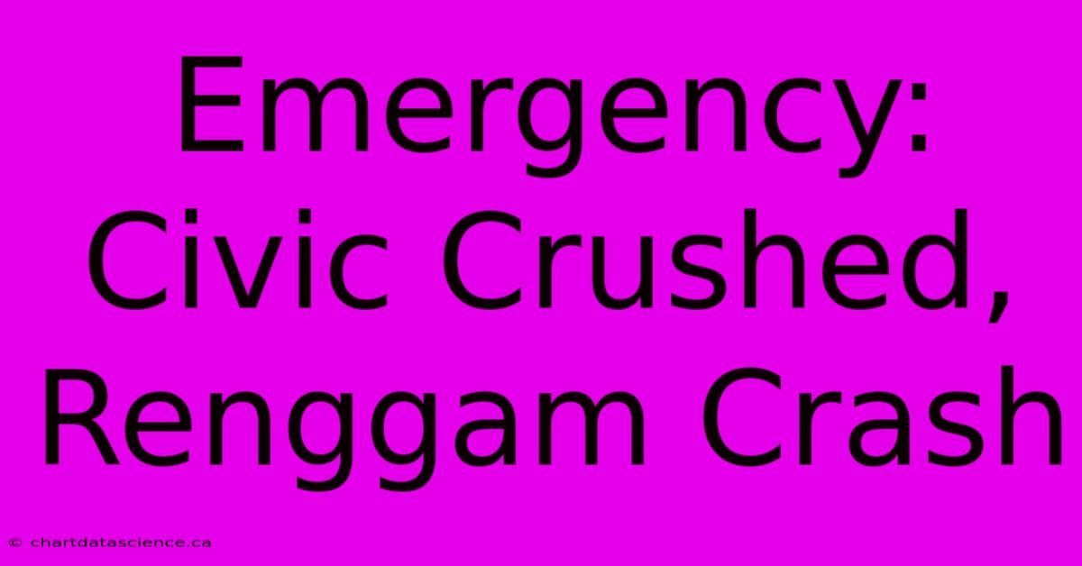 Emergency: Civic Crushed,  Renggam Crash