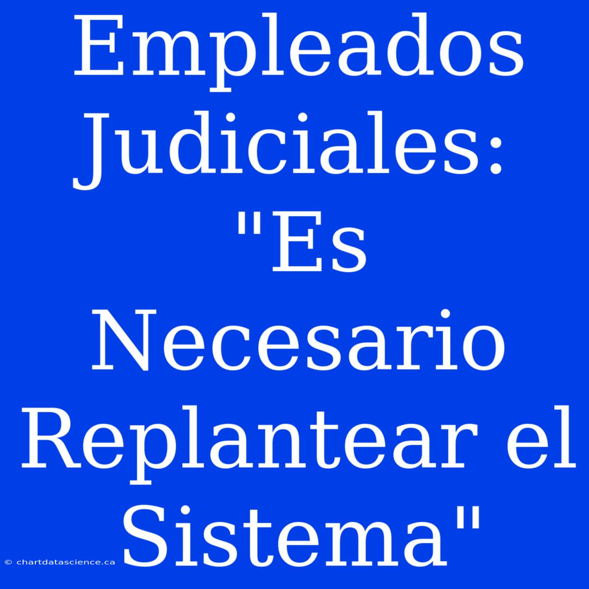 Empleados Judiciales: 