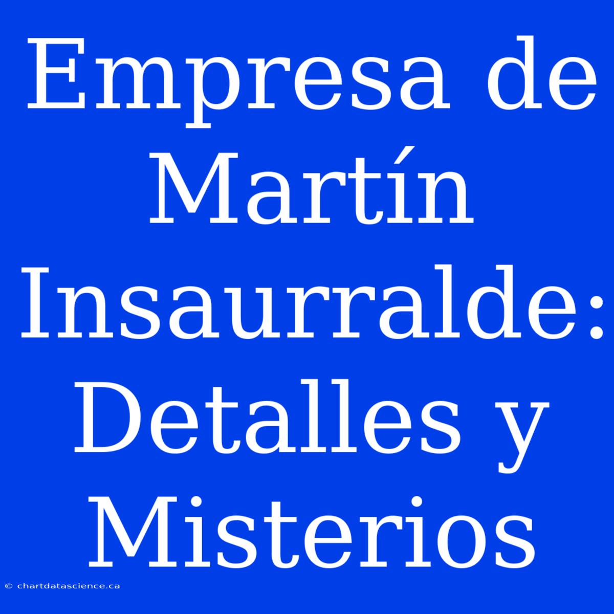 Empresa De Martín Insaurralde: Detalles Y Misterios