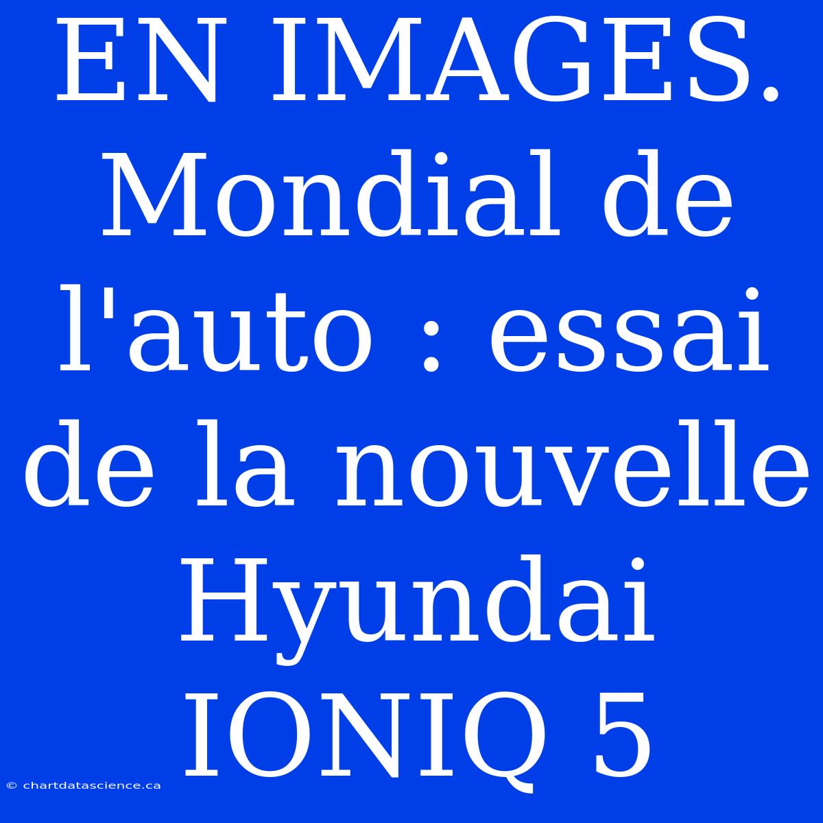 EN IMAGES. Mondial De L'auto : Essai De La Nouvelle Hyundai IONIQ 5