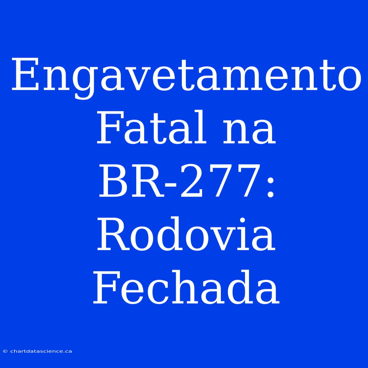 Engavetamento Fatal Na BR-277: Rodovia Fechada