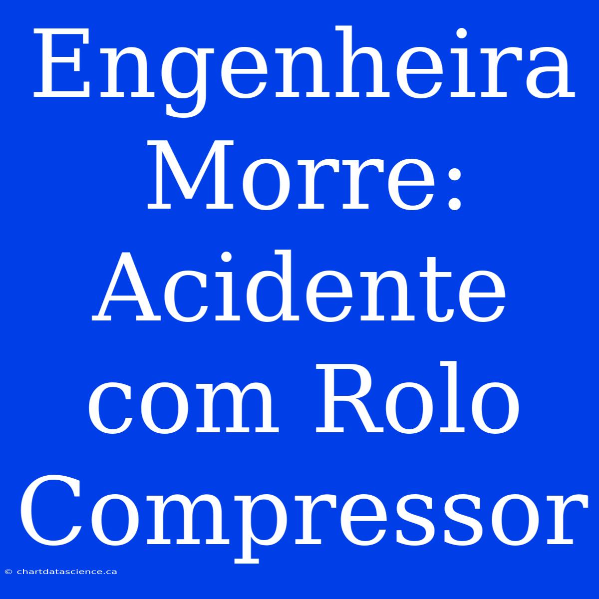 Engenheira Morre: Acidente Com Rolo Compressor