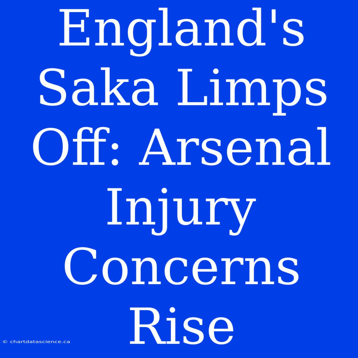 England's Saka Limps Off: Arsenal Injury Concerns Rise