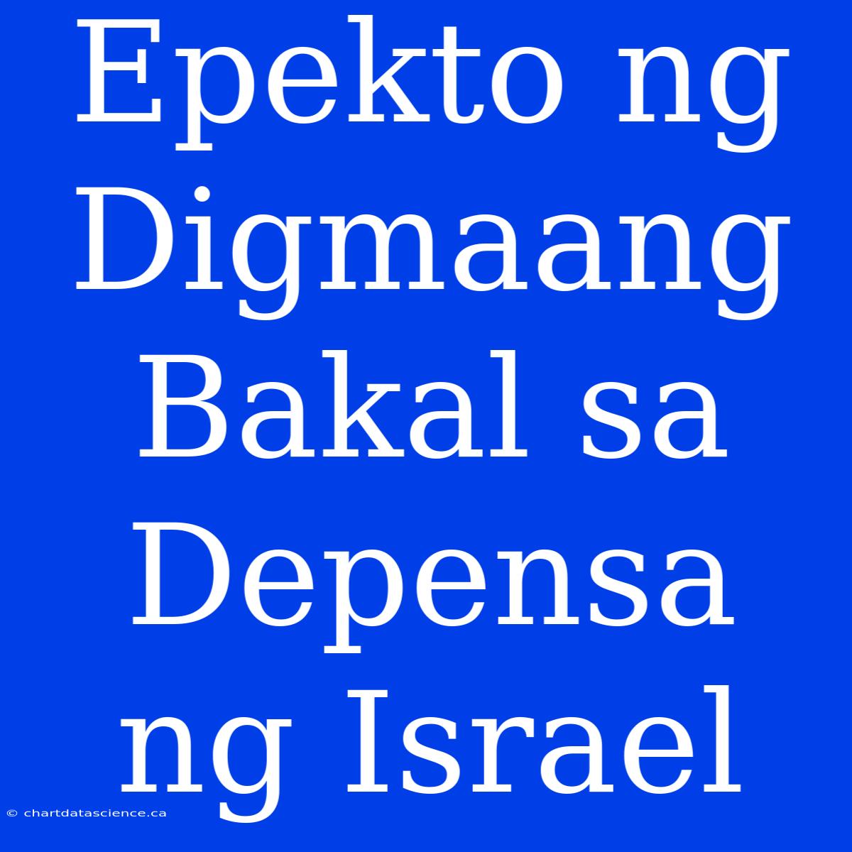 Epekto Ng Digmaang Bakal Sa Depensa Ng Israel