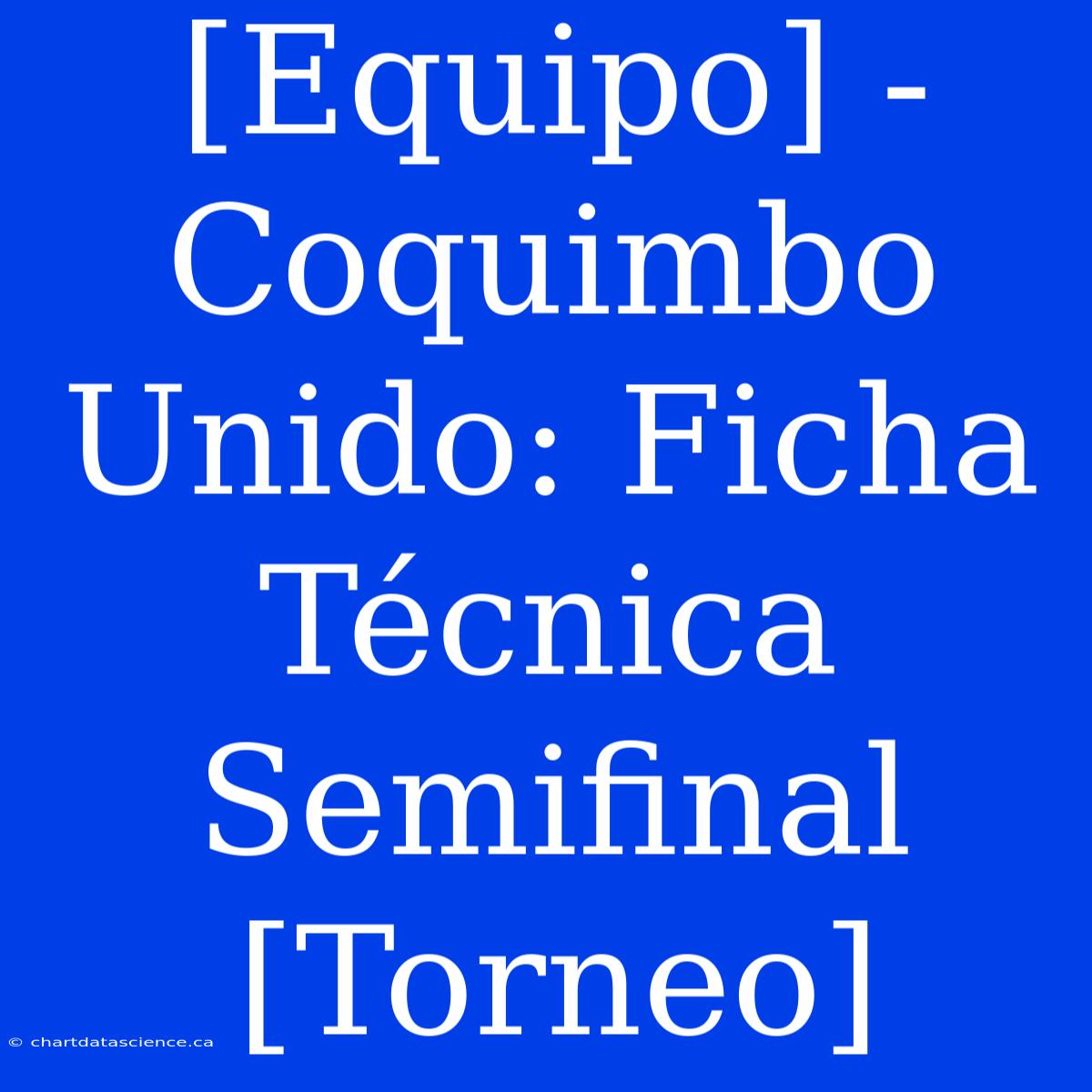 [Equipo] - Coquimbo Unido: Ficha Técnica Semifinal [Torneo]