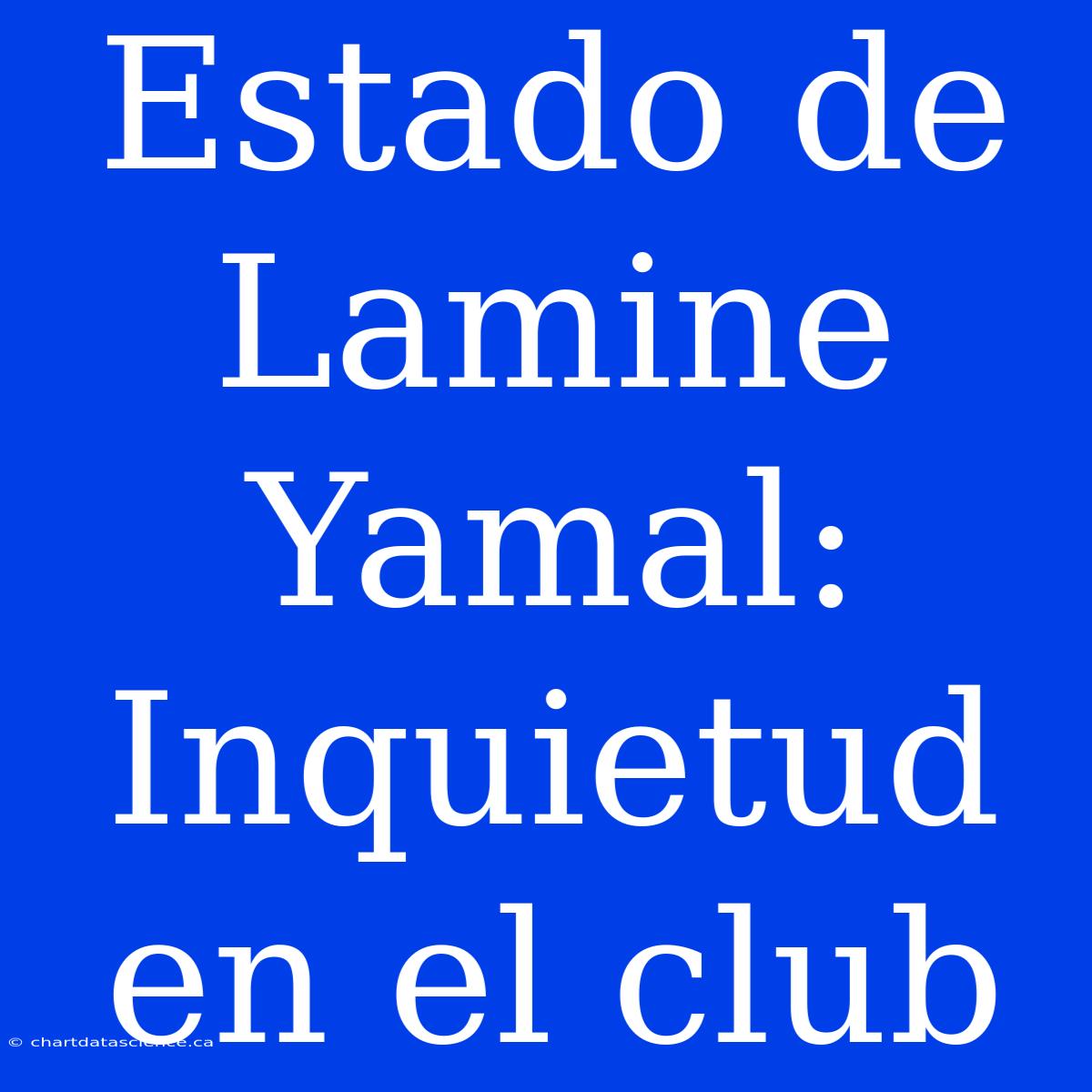 Estado De Lamine Yamal: Inquietud En El Club