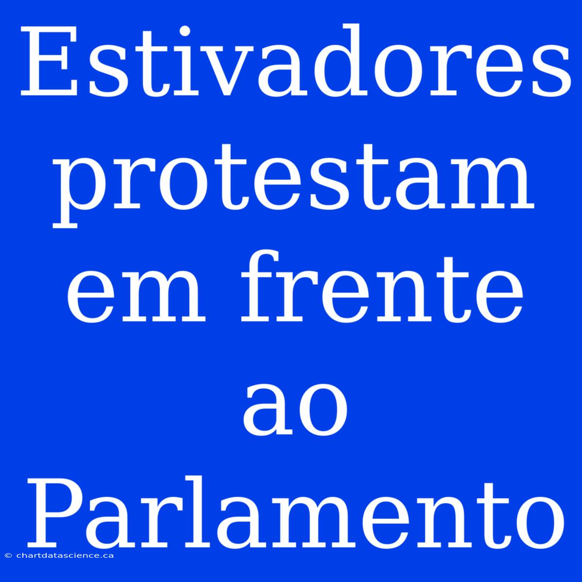 Estivadores Protestam Em Frente Ao Parlamento