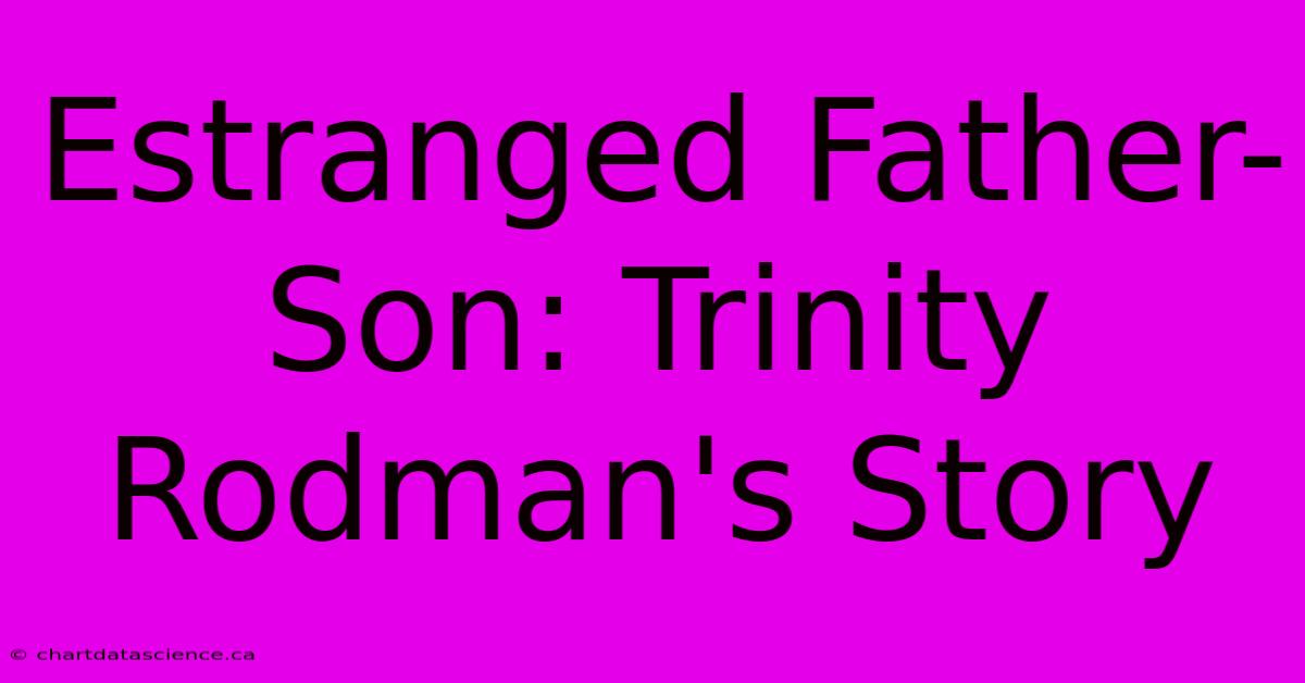 Estranged Father-Son: Trinity Rodman's Story