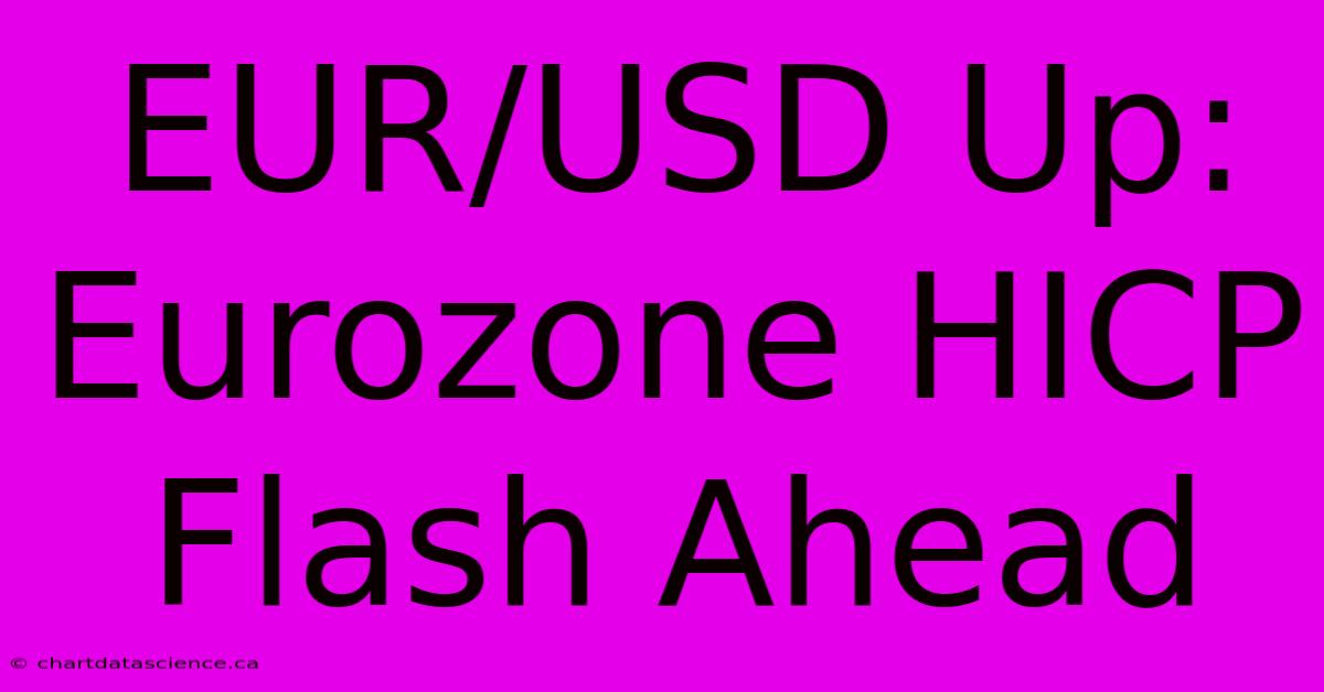 EUR/USD Up: Eurozone HICP Flash Ahead