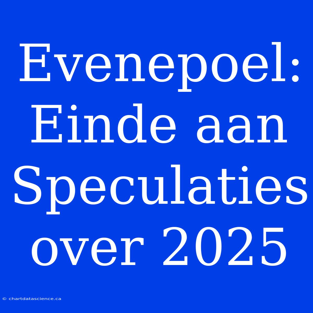 Evenepoel: Einde Aan Speculaties Over 2025