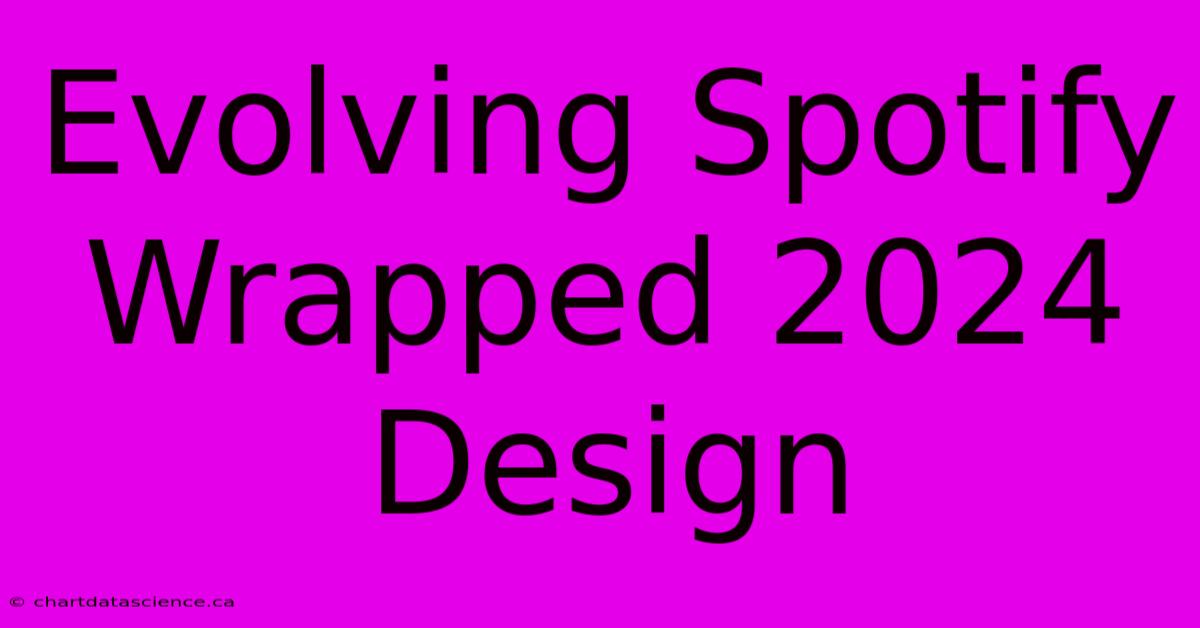 Evolving Spotify Wrapped 2024 Design