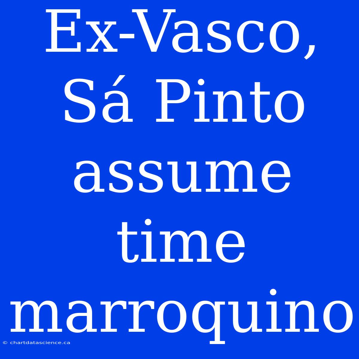 Ex-Vasco, Sá Pinto Assume Time Marroquino