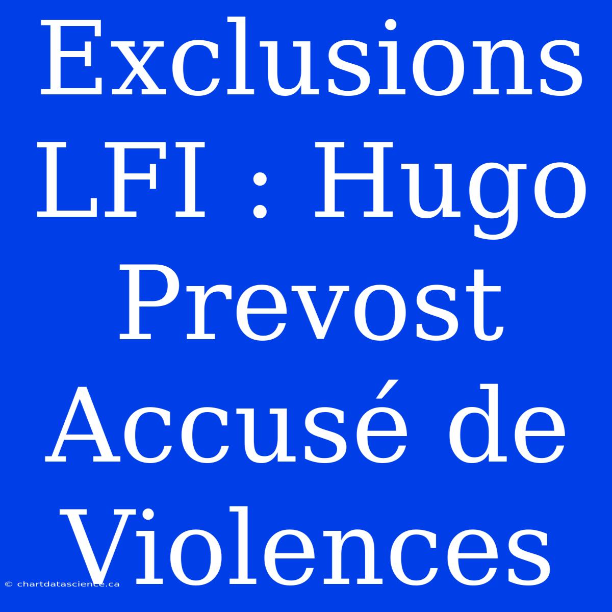 Exclusions LFI : Hugo Prevost Accusé De Violences