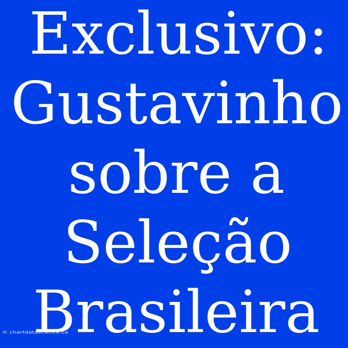 Exclusivo: Gustavinho Sobre A Seleção Brasileira