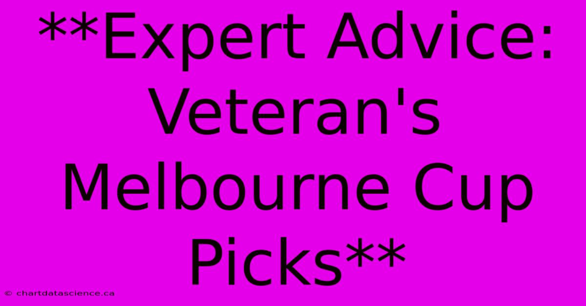 **Expert Advice: Veteran's Melbourne Cup Picks**