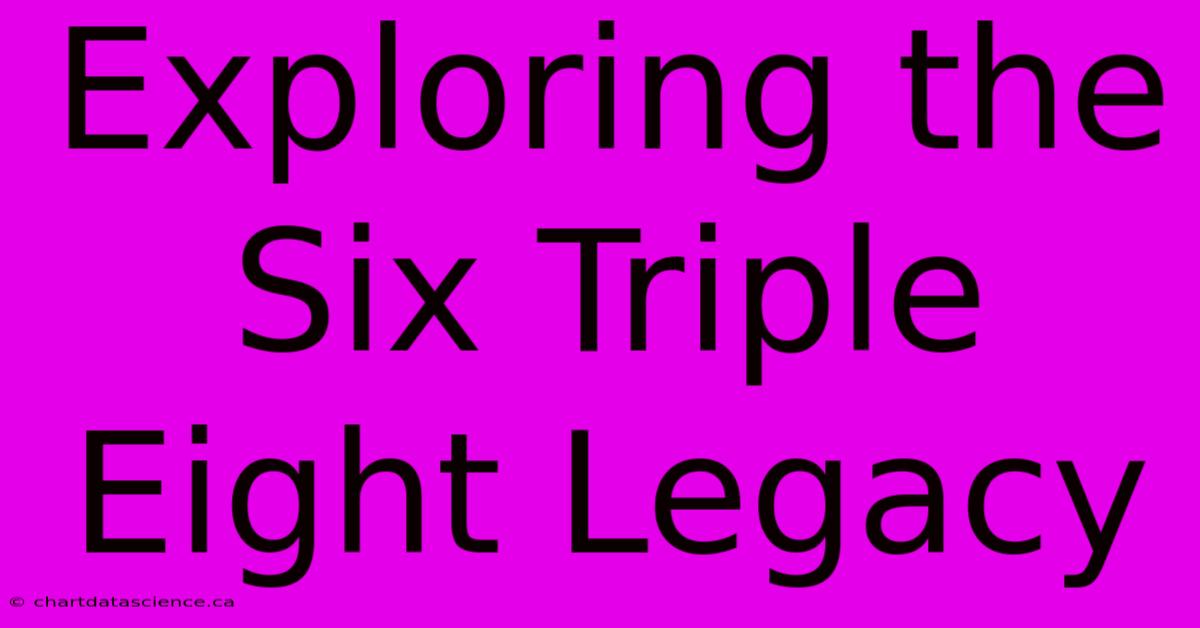 Exploring The Six Triple Eight Legacy