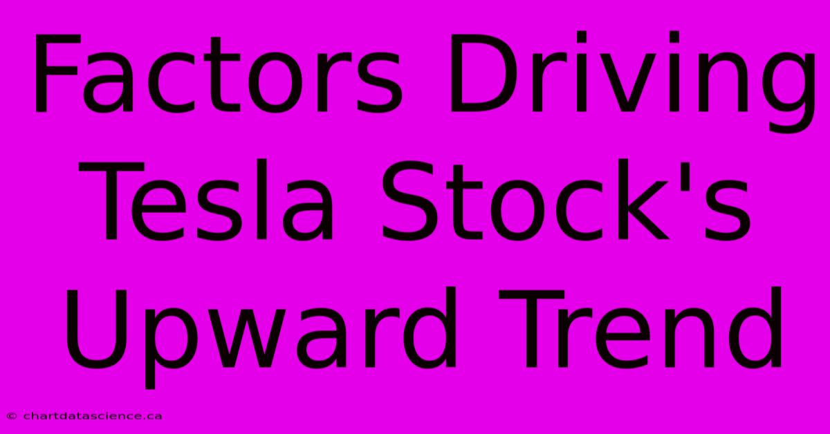 Factors Driving Tesla Stock's Upward Trend