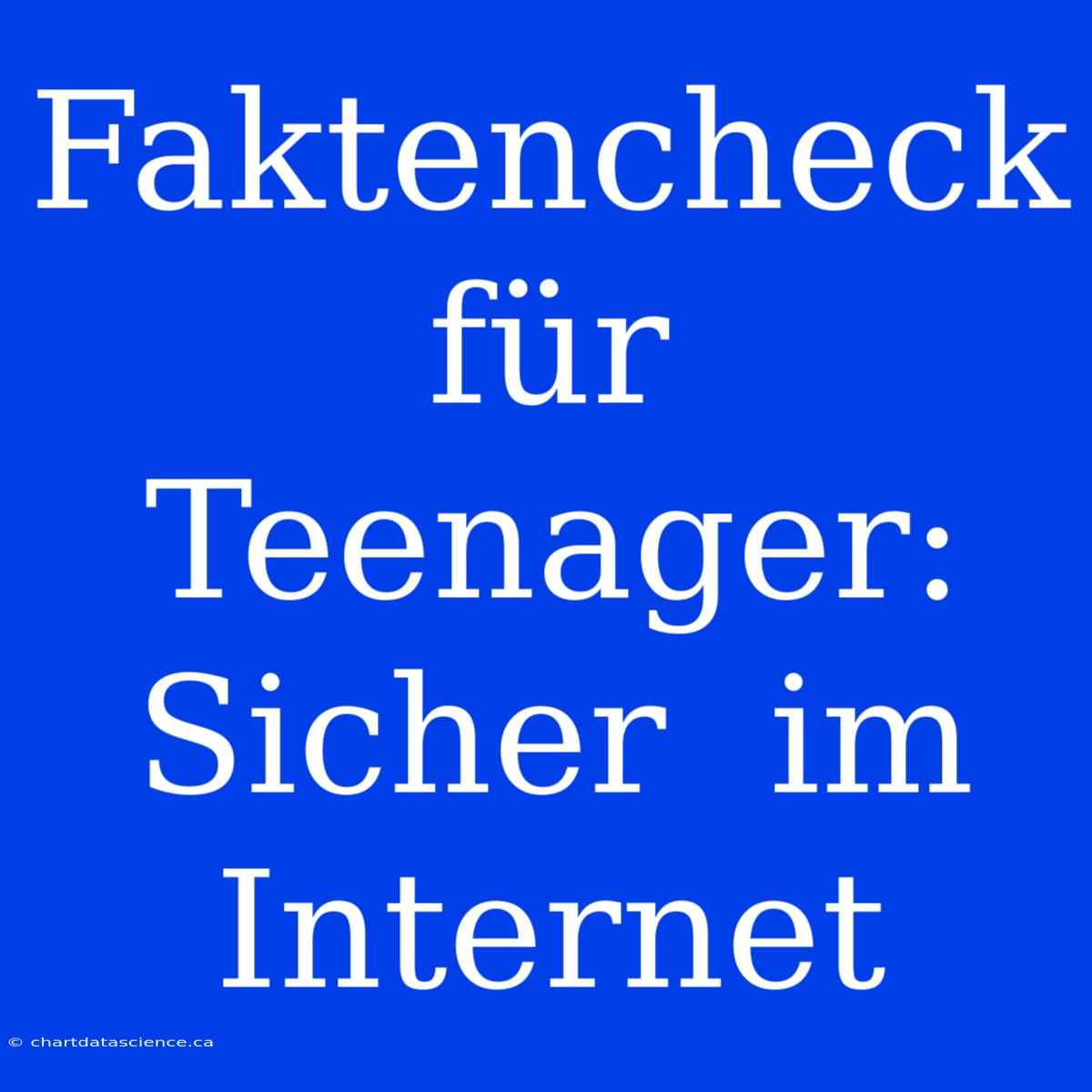 Faktencheck  Für  Teenager:  Sicher  Im  Internet