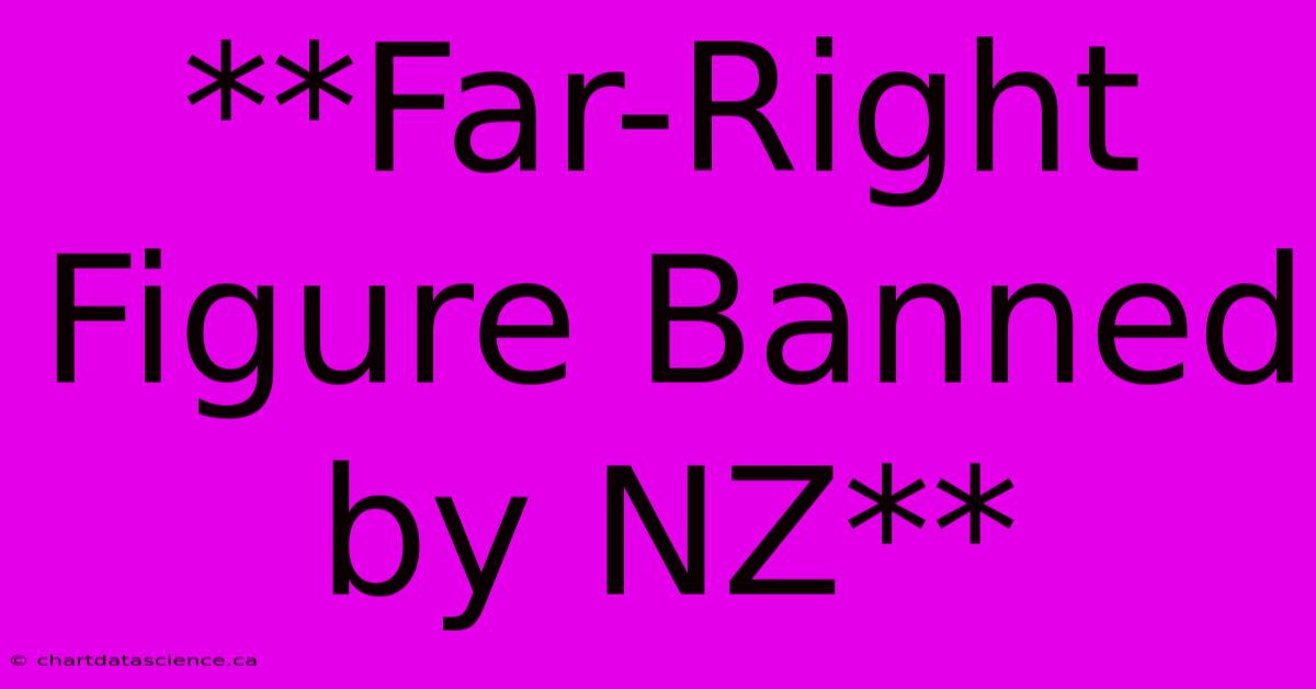 **Far-Right Figure Banned By NZ**