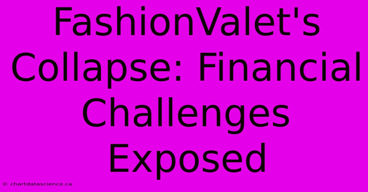 FashionValet's Collapse: Financial Challenges Exposed 