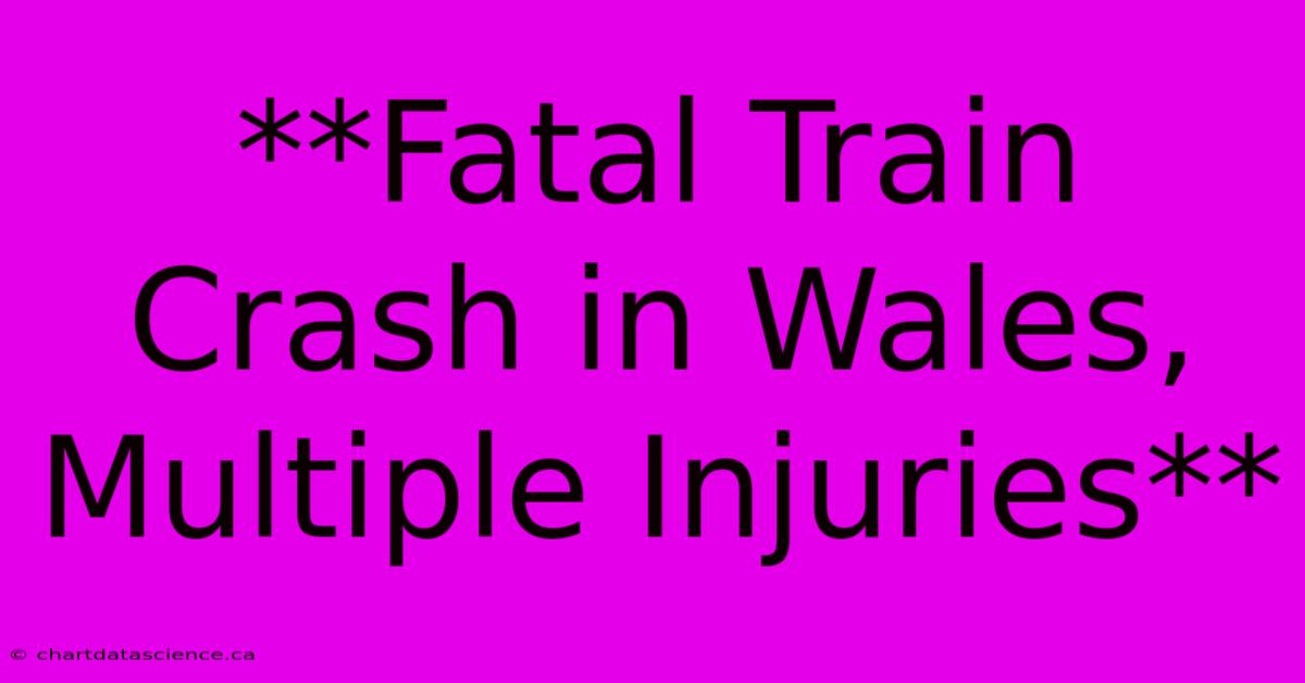 **Fatal Train Crash In Wales, Multiple Injuries**