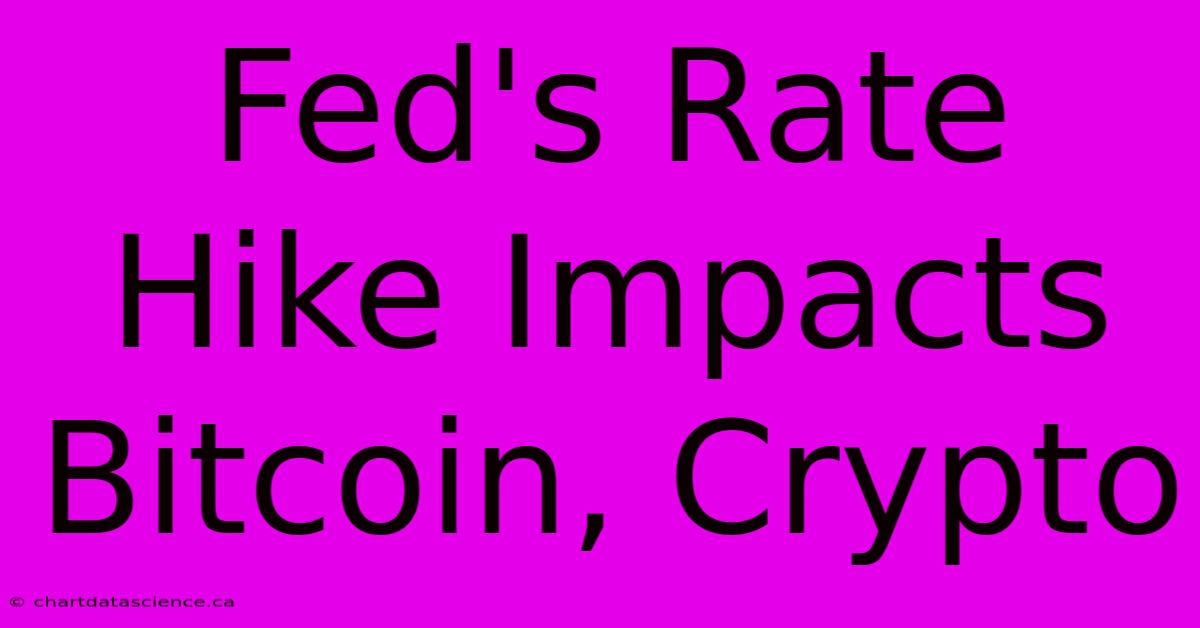 Fed's Rate Hike Impacts Bitcoin, Crypto