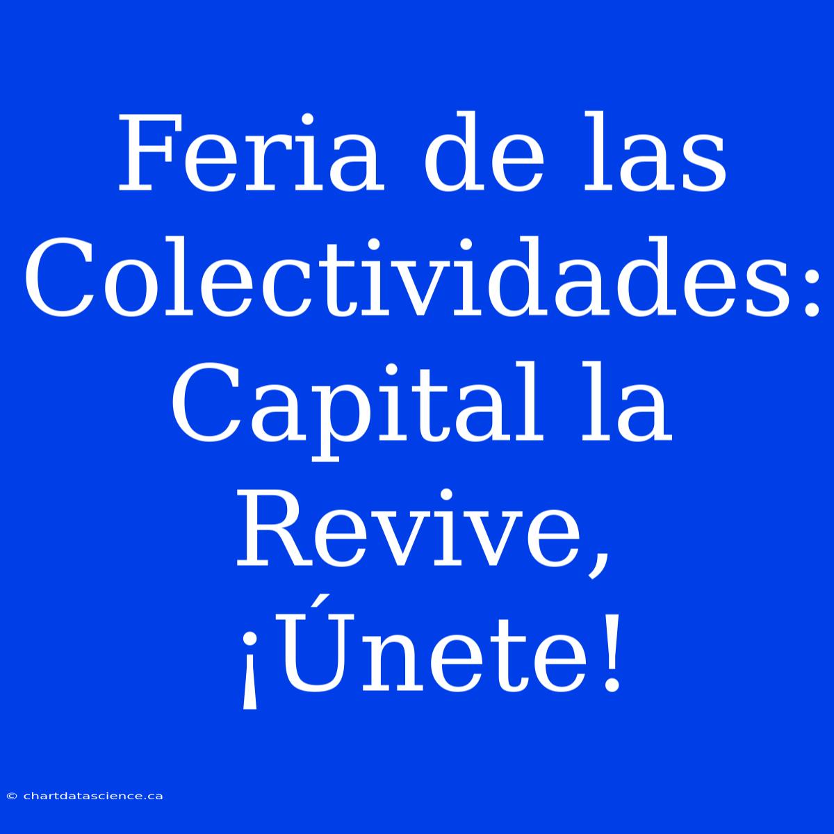 Feria De Las Colectividades: Capital La Revive, ¡Únete!